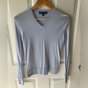 Brooks Brothers light blue Italian merino sweater
